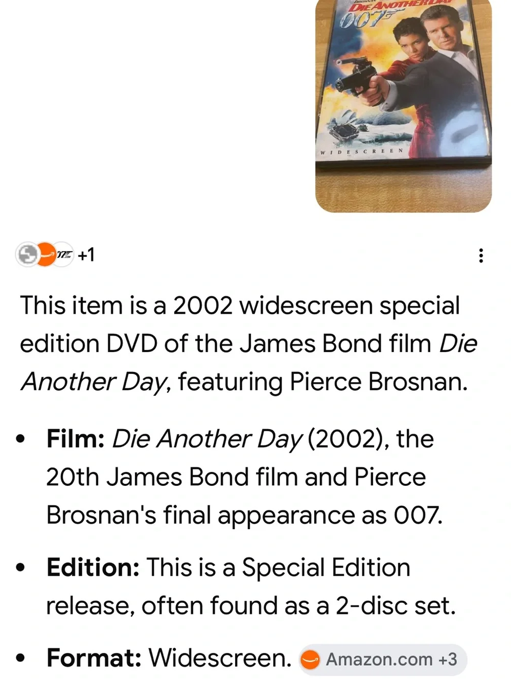 #2883*Die Another Day (007)Special Edition Widescreen - Black Case
